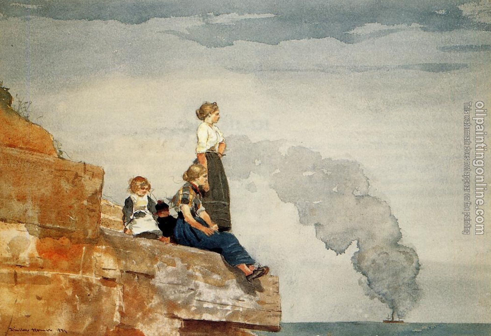 Homer, Winslow - Fisherman's Family